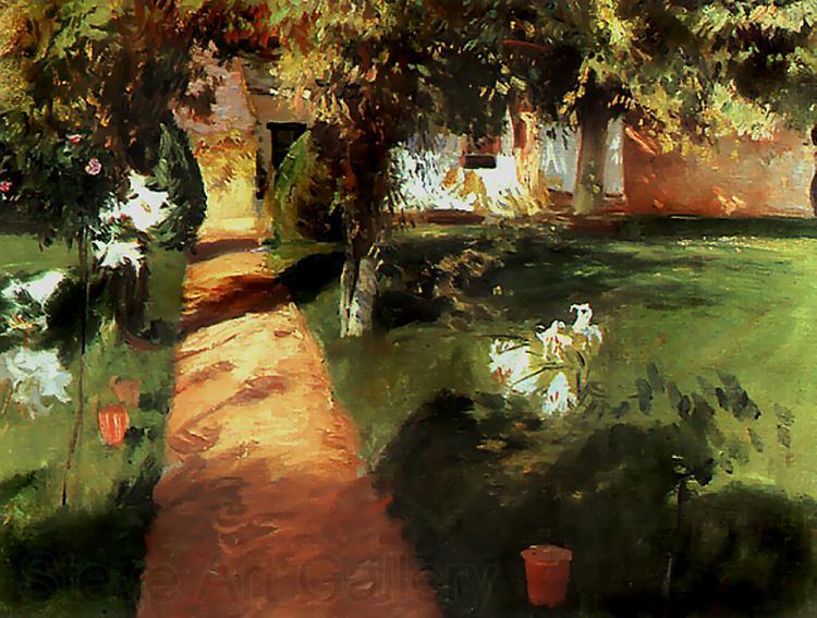 Jean-Franc Millet Garden Spain oil painting art